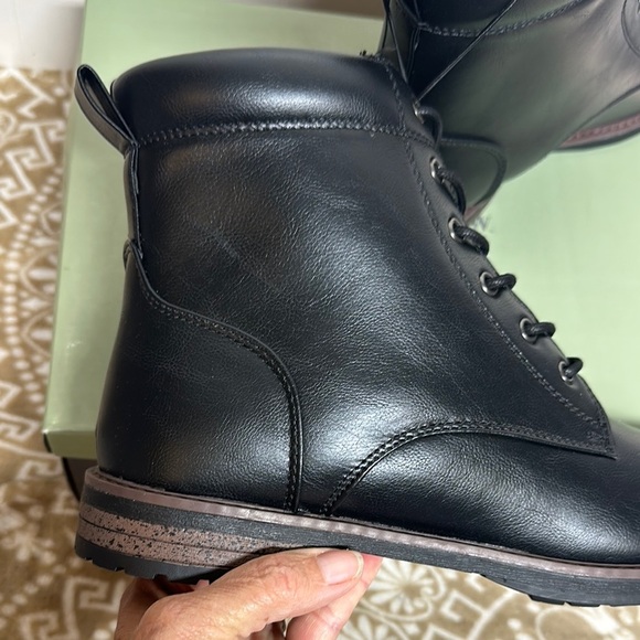 Goodfellow & Co Black Leather Ankle Boots - Picture 3 of 10
